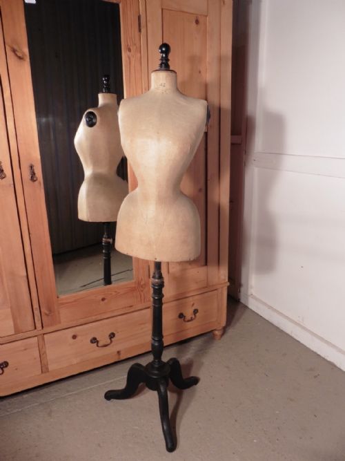 19th Century French Mannequin, Dressmakers Dummy, Wasp Waist