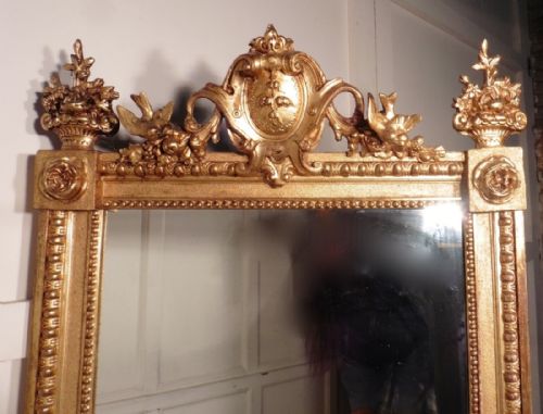 fig 2. A Large French Gilt Wall Mirror