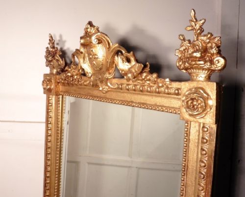fig 3. A Large French Gilt Wall Mirror