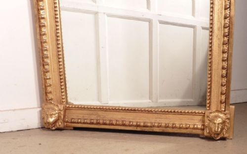 fig 4. A Large French Gilt Wall Mirror