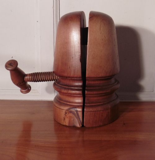 French Milliners Cherrywood Hat Stretcher