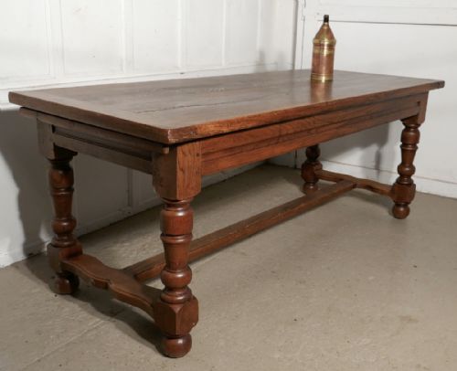 fig 1. 19th Century French Country Oak Table