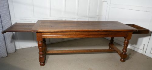 fig 3. 19th Century French Country Oak Table