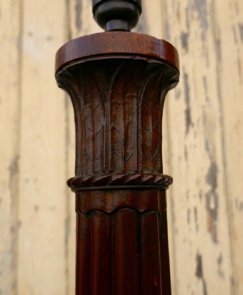 fig 2. A Mahogany Floor Standing Lamp