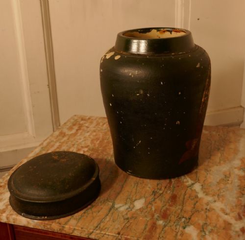 fig 2. Painted Shop Tobacco Jar