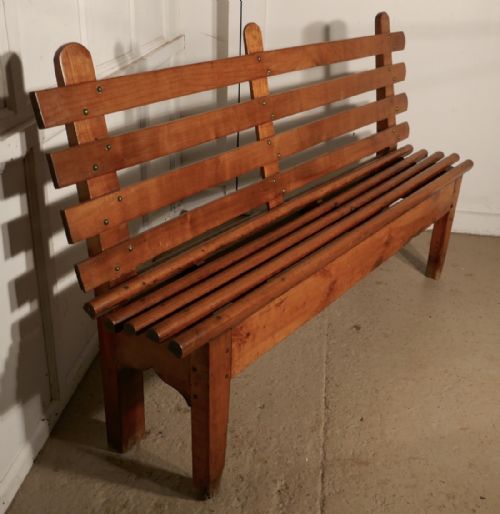 French Cherrywood Bench, Seat