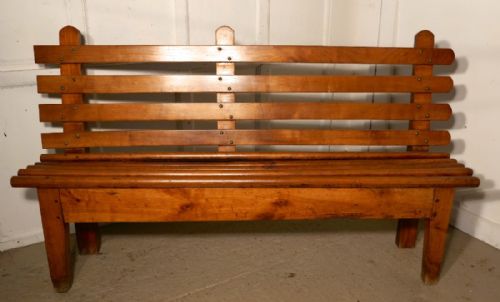 fig 1. French Cherrywood Bench, Seat