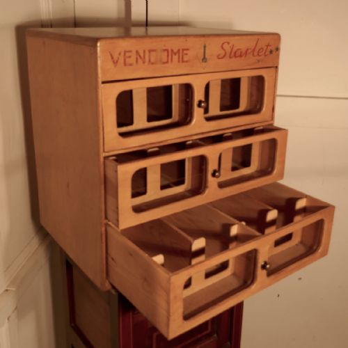 fig 1. Vendome Starlet Haberdashery Advertising Drawers Cabinet