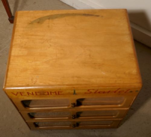 fig 2. Vendome Starlet Haberdashery Advertising Drawers Cabinet