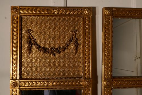 fig 2. A Superb Rococo Trio of Gilt Wall Mirrors
