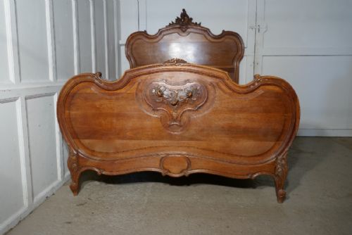 fig 2. Louis XV Style French Walnut Double Bed