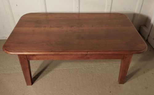 fig 1. 19th Century French Cherrywood Farmhouse Coffee Table
