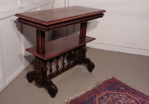 A Pretty French Walnut Side Table