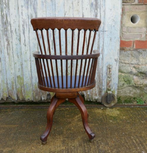 fig 1. A Victorian Mahogany Desk Chair, 