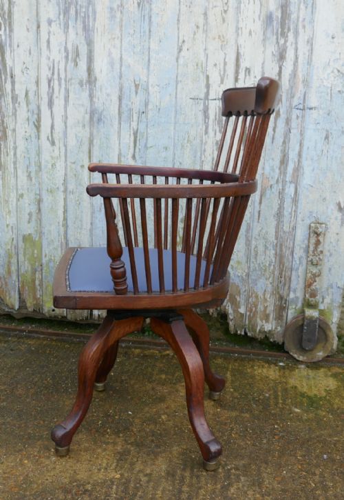 fig 2. A Victorian Mahogany Desk Chair, 