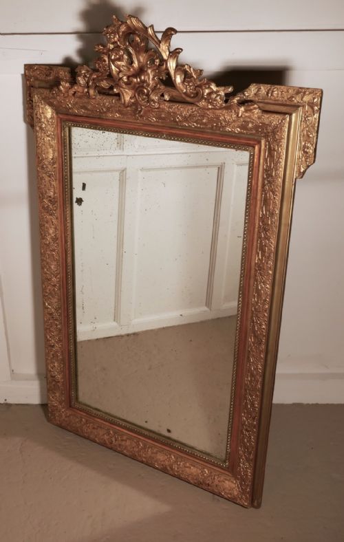 fig 1. Large French Gilt Wall Mirror