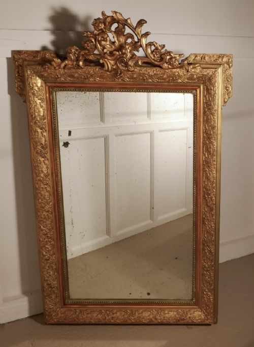 fig 2. Large French Gilt Wall Mirror