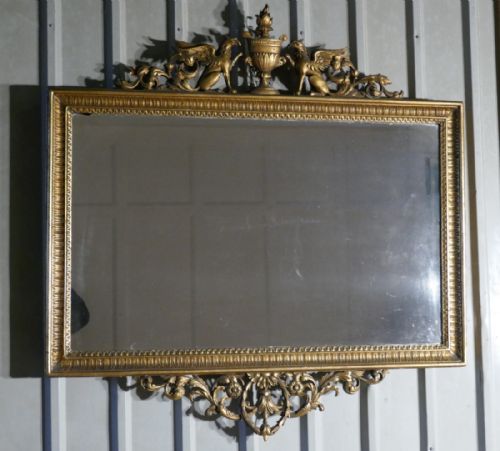 A Charming 19th Century French Gilt Wall Mirror