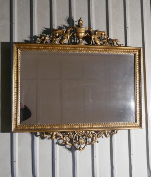 fig 3. A charming 19th Century French Gilt Wall Mirror