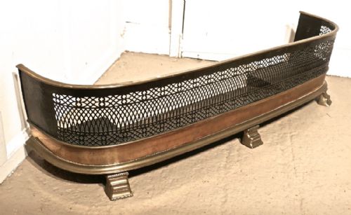 fig 1. Georgian Brass and Iron Club Fender 