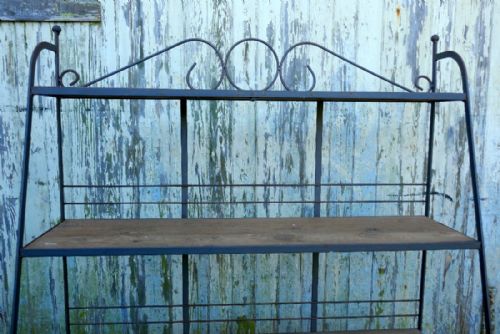 fig 1. A French Wrought Iron Bakers Shop Stand