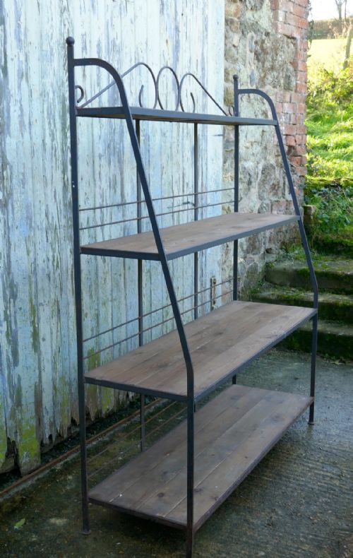 fig 2. A French Wrought Iron Bakers Shop Stand