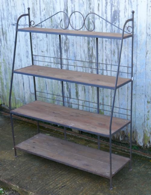 fig 3. A French Wrought Iron Bakers Shop Stand