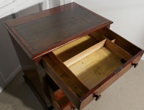 fig 1. Small Victorian Flame Mahogany Chest of Drawers, Batchelor’s Chest