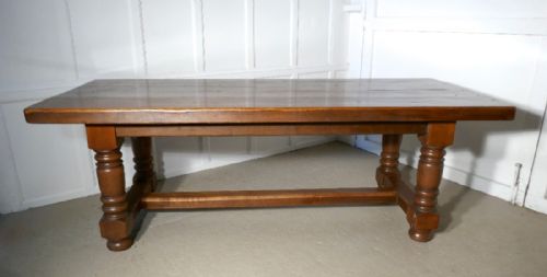 fig 2. Large French Golden Oak Table