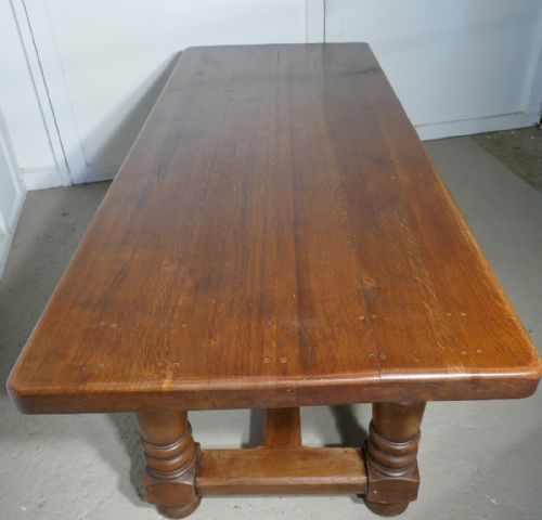 fig 3. Large French Golden Oak Table