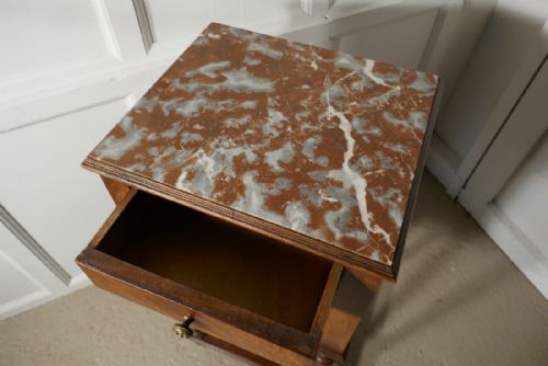 fig 2. French Elm Night Table or Bedside Cupboard