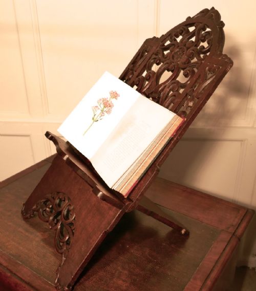 Very Large French Arts and Crafts Book Rest, Ecclesiastical Reading Stand, Lutrin