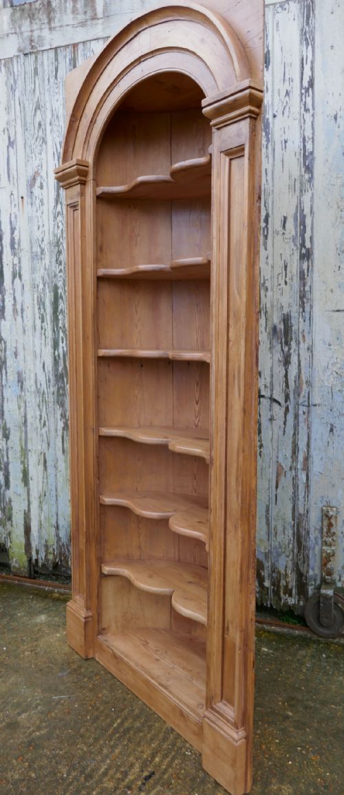 fig 2. Georgian Pine Alcove Shelf, Corner Cupboard