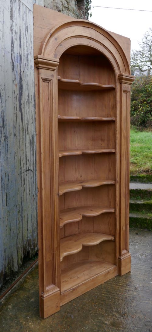 fig 3. Georgian Pine Alcove Shelf, Corner Cupboard