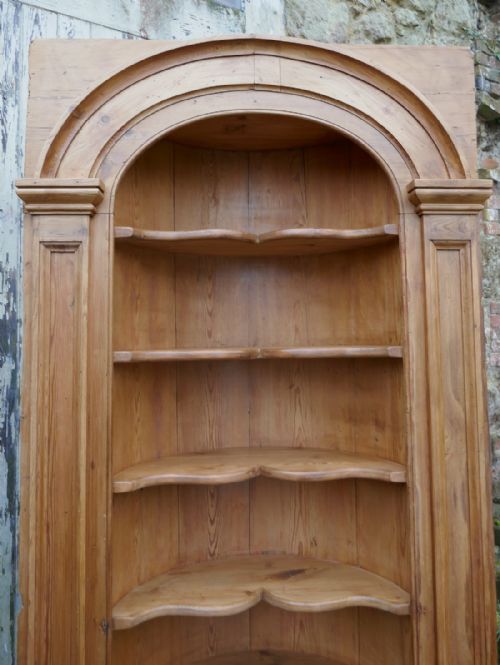 fig 4. Georgian Pine Alcove Shelf, Corner Cupboard