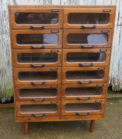 Art Deco Haberdashery Cabinet, Sewing, Shop Display