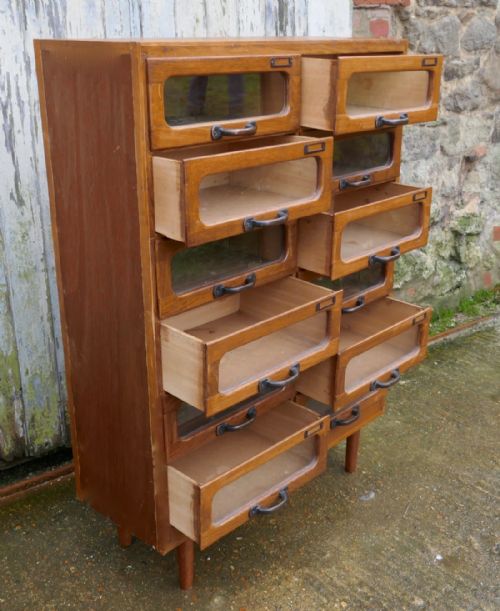 fig 2. Art Deco Haberdashery Cabinet, Sewing, Shop Display
