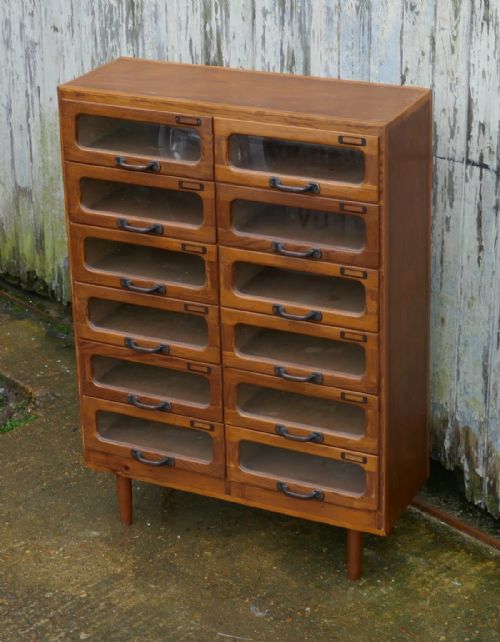 fig 3. Art Deco Haberdashery Cabinet, Sewing, Shop Display