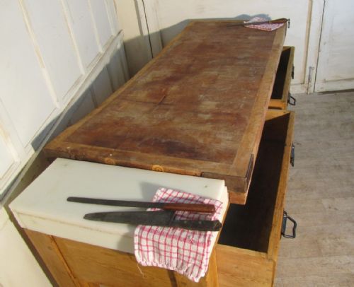 fig 1. Large French Butchers Block, Kitchen Island