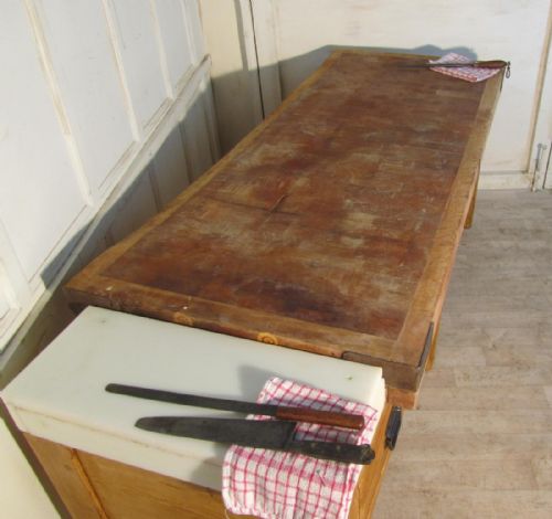 fig 2. Large French Butchers Block, Kitchen Island