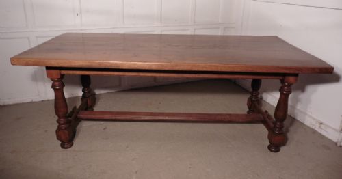 fig 2. French Golden Oak Farmhouse Table