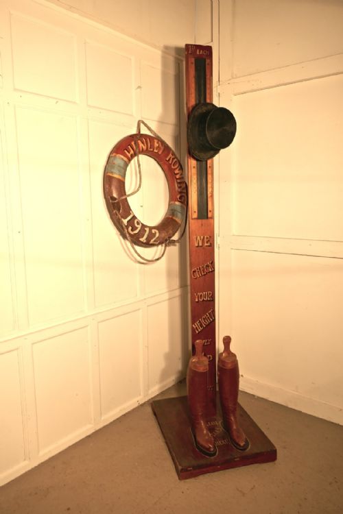 Medical Height Measure Stand, Pitch Pine Measuring Stick