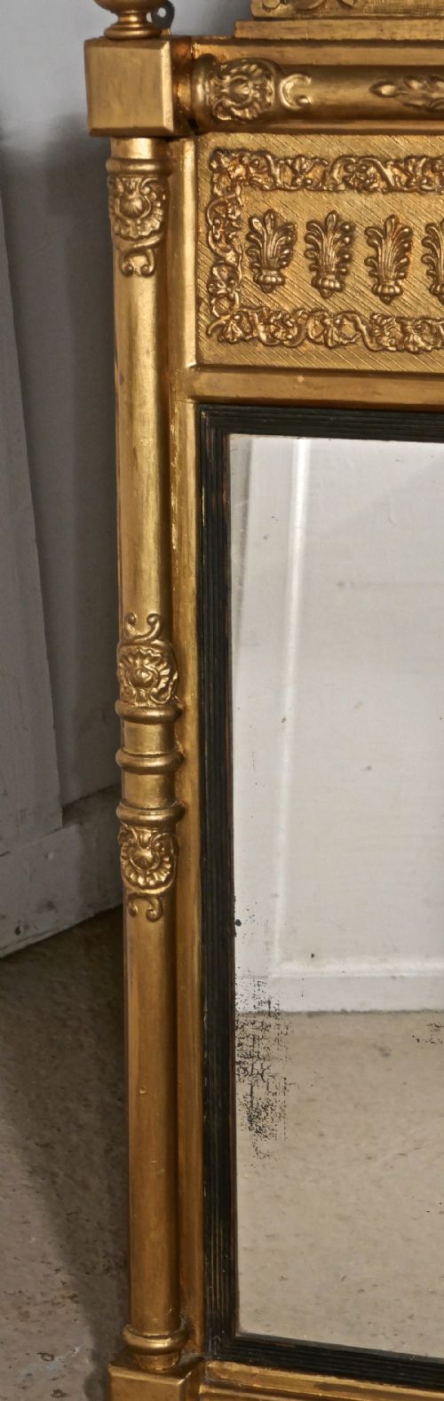 fig 2. Napoleon III French Carved Gilt Wall Mirror