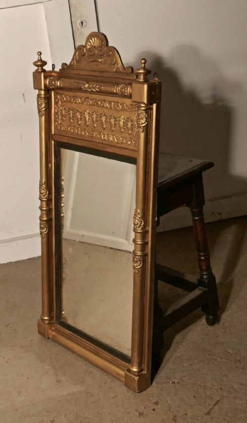 fig 4. Napoleon III French Carved Gilt Wall Mirror