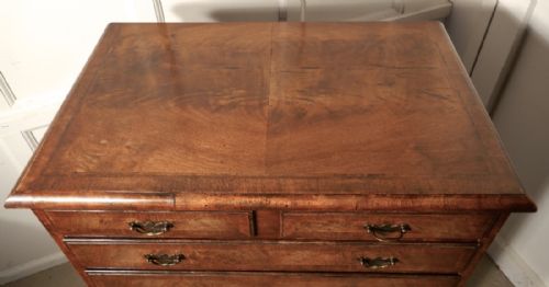 fig 2. Queen Anne Style 19th Century Walnut Chest of Drawers 