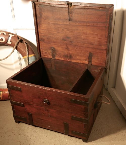 fig 3. A 18th Century Naval Officers Sea Chest