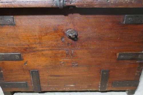 fig 4. A 18th Century Naval Officers Sea Chest