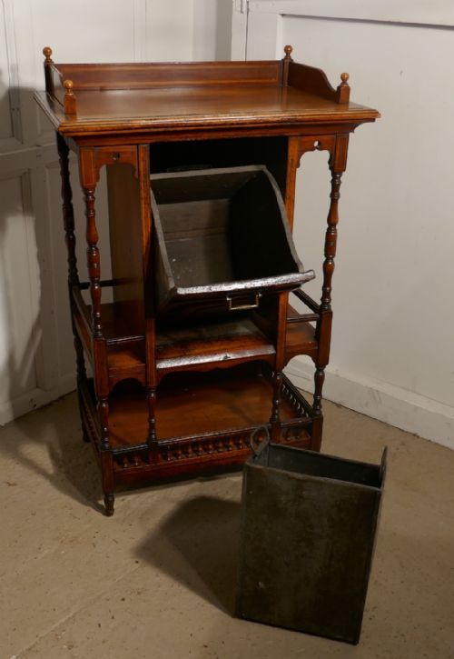 fig 1. Edwardian Mahogany Batchelor’s Fireside Companion, Purdonium