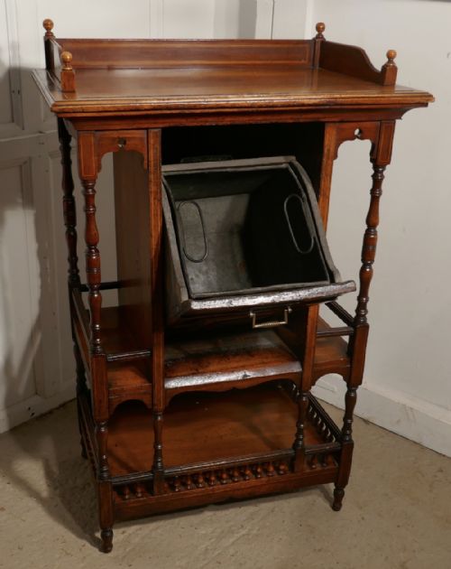 fig 2. Edwardian Mahogany Batchelor’s Fireside Companion, Purdonium