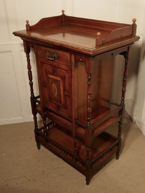 fig 3. Edwardian Mahogany Batchelor’s Fireside Companion, Purdonium